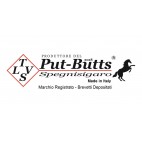 Put-Butts Spegnisigaro BASE L 080 Singolo Colore Rosso - Made in Italy -   