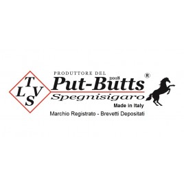 Put-Butts Spegnisigaro BASE L 080 Singolo Colore Verde - Made in Italy -   