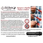 Put-Butts Spegnisigaro  L 080 BASE Singolo Colore  - Sabbia Rossa - Made in Italy - 